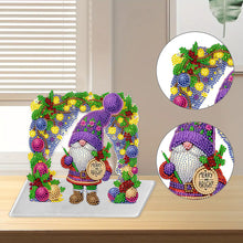 Load image into Gallery viewer, Acrylic Special Shaped Dwarf Diamond Painting Desktop Ornaments Kit for Beginner