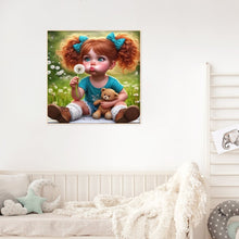 Load image into Gallery viewer, Diamond Painting - Full Round - dandelion girl (30*30CM)