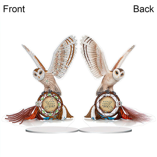 PVC Special Shaped Cartoon Desktop Diamond Art Kit for Home Office Desktop Decor