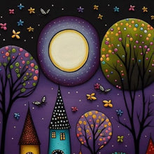 Load image into Gallery viewer, Diamond Painting - Full Round - color night view (40*40CM)