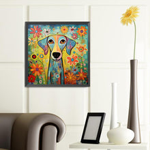 Load image into Gallery viewer, Diamond Painting - Full Round - colorful puppy (40*40CM)