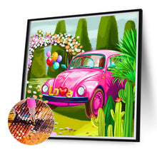 Load image into Gallery viewer, Diamond Painting - Full Round - garden classic car (40*40CM)