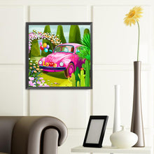 Load image into Gallery viewer, Diamond Painting - Full Round - garden classic car (40*40CM)