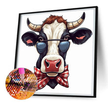 Load image into Gallery viewer, Diamond Painting - Full Round - dairy cow (30*30CM)