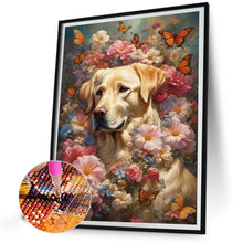 Load image into Gallery viewer, Diamond Painting - Full Square - butterfly puppy (30*40CM)