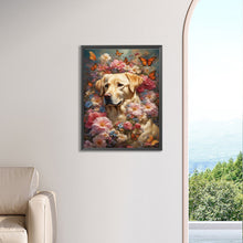 Load image into Gallery viewer, Diamond Painting - Full Square - butterfly puppy (30*40CM)
