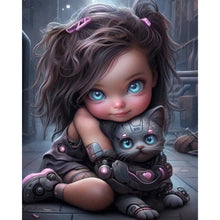 Load image into Gallery viewer, Diamond Painting - Full Round - little girl (40*50CM)