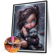 Load image into Gallery viewer, Diamond Painting - Full Round - little girl (40*50CM)