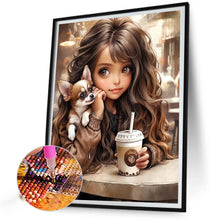 Load image into Gallery viewer, Diamond Painting - Full Round - little girl (40*50CM)
