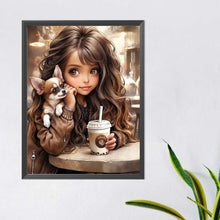 Load image into Gallery viewer, Diamond Painting - Full Round - little girl (40*50CM)