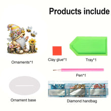 Load image into Gallery viewer, Gnome Double Sided Effect Diamond Painting Tabletop Ornaments Kit Table Decor