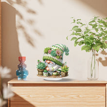 Load image into Gallery viewer, Gnome Double Sided Effect Diamond Painting Tabletop Ornaments Kit Table Decor