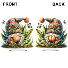Load image into Gallery viewer, Gnome Double Sided Effect Diamond Painting Tabletop Ornaments Kit Table Decor