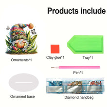Load image into Gallery viewer, Gnome Double Sided Effect Diamond Painting Tabletop Ornaments Kit Table Decor