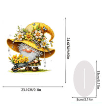 Load image into Gallery viewer, Gnome Double Sided Effect Diamond Painting Tabletop Ornaments Kit Table Decor