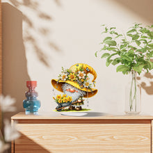 Load image into Gallery viewer, Gnome Double Sided Effect Diamond Painting Tabletop Ornaments Kit Table Decor