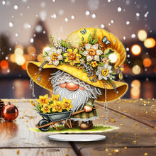 Load image into Gallery viewer, Gnome Double Sided Effect Diamond Painting Tabletop Ornaments Kit Table Decor