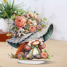 Load image into Gallery viewer, Gnome Double Sided Effect Diamond Painting Tabletop Ornaments Kit Table Decor