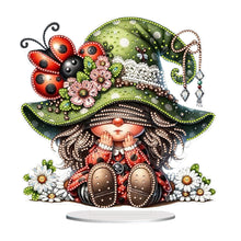 Load image into Gallery viewer, Gnome Double Sided Effect Diamond Painting Tabletop Ornaments Kit Table Decor