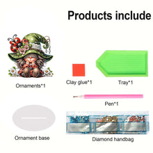 Load image into Gallery viewer, Gnome Double Sided Effect Diamond Painting Tabletop Ornaments Kit Table Decor
