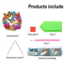 Load image into Gallery viewer, Double Sided Special Shaped Animal 5D DIY Diamond Art Kits Hanging Decorations