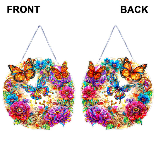 Double Sided Special Shaped Animal 5D DIY Diamond Art Kits Hanging Decorations