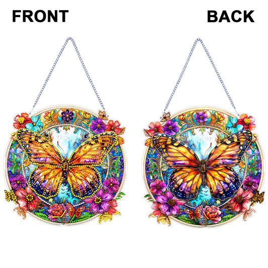 Double Sided Special Shaped Animal 5D DIY Diamond Art Kits Hanging Decorations