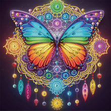 Load image into Gallery viewer, Diamond Painting - Partial Special Shaped - jewelry butterfly (30*30CM)