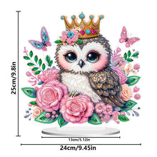 Load image into Gallery viewer, Double Side Special Shaped Cute Owl Desktop Diamond Art Kits Bedroom Table Decor