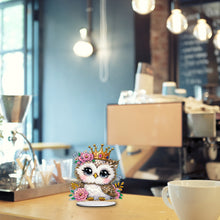 Load image into Gallery viewer, Double Side Special Shaped Cute Owl Desktop Diamond Art Kits Bedroom Table Decor