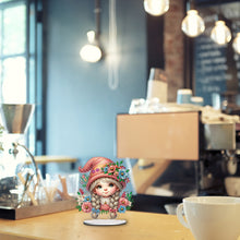 Load image into Gallery viewer, Double Side Special Shaped Cute Girl Desktop Diamond Art Kit Bedroom Table Decor