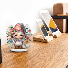 Load image into Gallery viewer, Double Side Special Shaped Cute Girl Desktop Diamond Art Kit Bedroom Table Decor