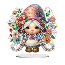 Load image into Gallery viewer, Double Side Special Shaped Cute Girl Desktop Diamond Art Kit Bedroom Table Decor