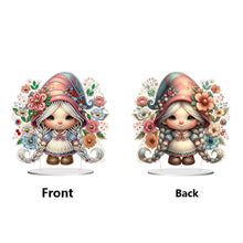 Load image into Gallery viewer, Double Side Special Shaped Cute Girl Desktop Diamond Art Kit Bedroom Table Decor