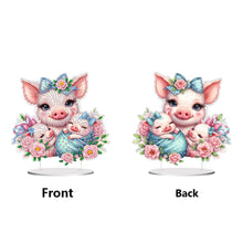Load image into Gallery viewer, Double Side Special Shaped Animal Desktop Diamond Art Kits for Home Office Decor