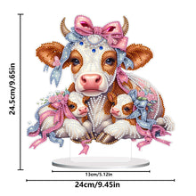 Load image into Gallery viewer, Double Side Special Shaped Animal Desktop Diamond Art Kits for Home Office Decor