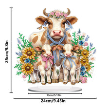 Load image into Gallery viewer, Double Side Special Shaped Animal Desktop Diamond Art Kits for Home Office Decor