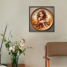 Load image into Gallery viewer, Diamond Painting - Full Round - Maple Leaf Pumpkin Girl (30*30CM)