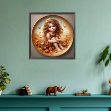 Load image into Gallery viewer, Diamond Painting - Full Round - Maple Leaf Pumpkin Girl (30*30CM)