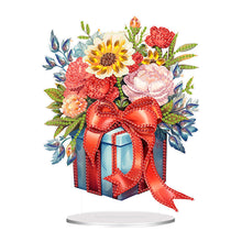 Load image into Gallery viewer, Acrylic Special Shaped Bouquet Gift Box Table Top Diamond Painting Ornament Kits