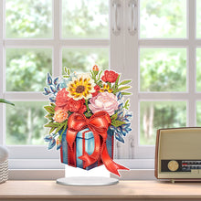 Load image into Gallery viewer, Acrylic Special Shaped Bouquet Gift Box Table Top Diamond Painting Ornament Kits