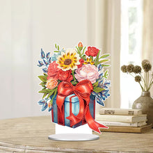 Load image into Gallery viewer, Acrylic Special Shaped Bouquet Gift Box Table Top Diamond Painting Ornament Kits