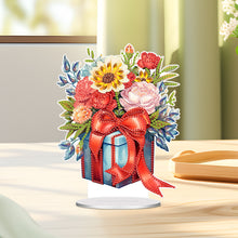 Load image into Gallery viewer, Acrylic Special Shaped Bouquet Gift Box Table Top Diamond Painting Ornament Kits