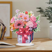 Load image into Gallery viewer, Acrylic Special Shaped Bouquet Gift Box Table Top Diamond Painting Ornament Kits