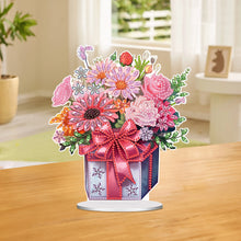 Load image into Gallery viewer, Acrylic Special Shaped Bouquet Gift Box Table Top Diamond Painting Ornament Kits