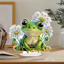 Load image into Gallery viewer, Acrylic Special Shaped Flower Frog 5D DIY Diamond Art Tabletop Decorations Kit