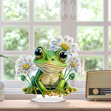 Load image into Gallery viewer, Acrylic Special Shaped Flower Frog 5D DIY Diamond Art Tabletop Decorations Kit