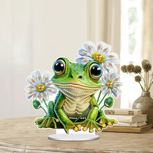 Load image into Gallery viewer, Acrylic Special Shaped Flower Frog 5D DIY Diamond Art Tabletop Decorations Kit