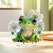 Load image into Gallery viewer, Acrylic Special Shaped Flower Frog 5D DIY Diamond Art Tabletop Decorations Kit
