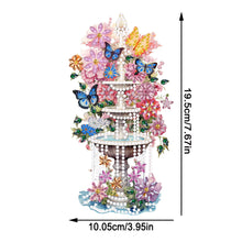 Load image into Gallery viewer, Acrylic Special Shaped Flower Fountain Table Top Diamond Painting Ornament Kits